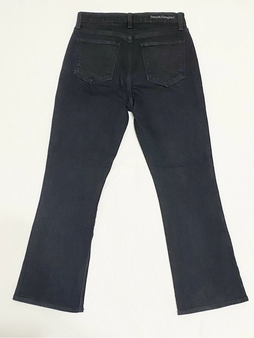 Favorite Daughter The Erin Crop Boot Kyoto Black Jeans - Picture 2 of 6